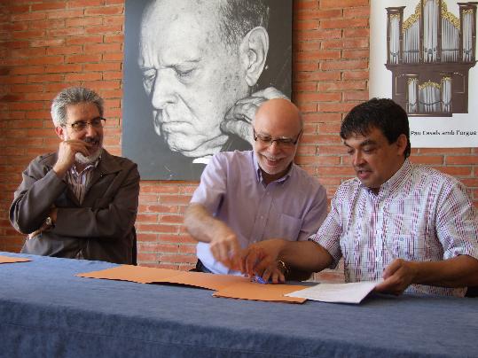 L Auditori Pau Casals signa un conveni de collaboració amb l Orquestra