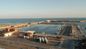 Imatge de les instalacions portuaries de Vilanova. fdg/rita lamsdorff