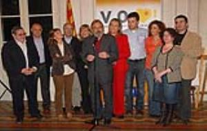 Presentació dels integrants de la candidatura de CIU a Vilanova. fdg/ carles castro