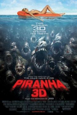 Cartell de PIRAÑA 3D