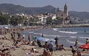 Turisme de Sitges. Platja de Sitges