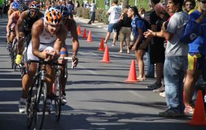 Imatge d'arxiu d'una triatló