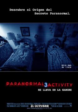 Cartell de PARANORMAL ACTIVITY 3