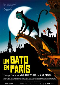 Cartell de UN GATO EN PARÍS