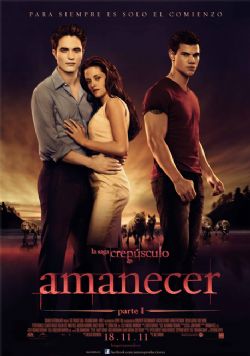 Cartell de LA SAGA CREPÚSCULO: AMANECER – PARTE 1