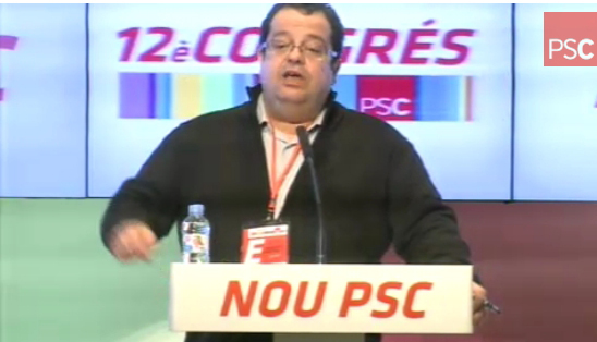 PSC. Joan Ignasi Elena al Congrès del PSC