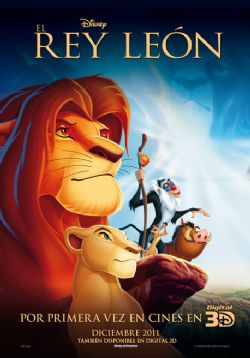 Cartell de EL REY LEÓN 3D