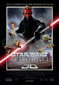 Cartell de STAR WARS. EPISODIO I – LA AMENAZA FANTASMA 3D