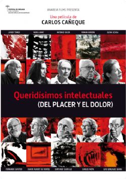 Cartell de QUERIDÍSIMOS INTELECTUALES (DEL PLACER Y EL DOLOR)