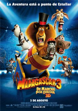 Cartell de MADAGASCAR 3: DE MARCHA POR EUROPA