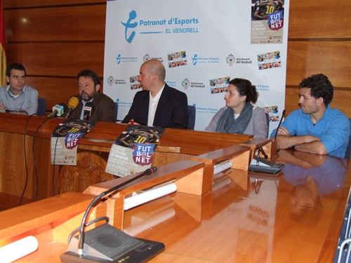 Presentació de l'esdeveniment, al saló de plens de l'Ajuntament del Vendrell