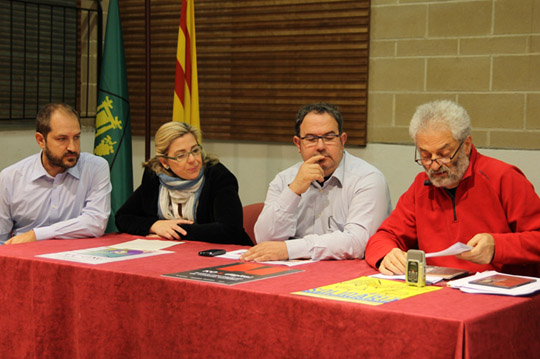 Imatge de la roda de premsa de presentació del Festivla