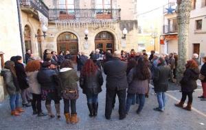 Concentració al Vendrell en contra de la Llei de reforma del món local de l'Estat