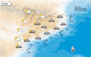 EIX. La neu pot arribar al litoral de Garraf i Penedès aquesta nit