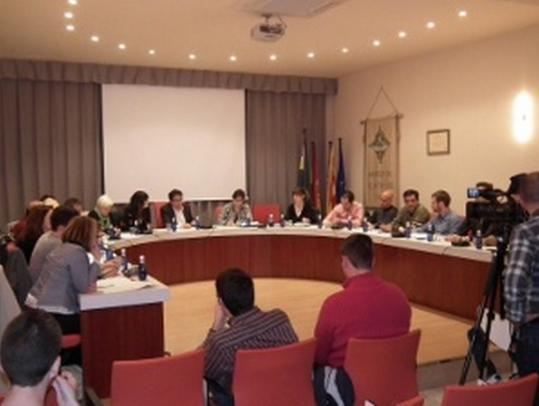 Ajt de Vilanova del Camí. Ple municipal a Vilanova del Camí