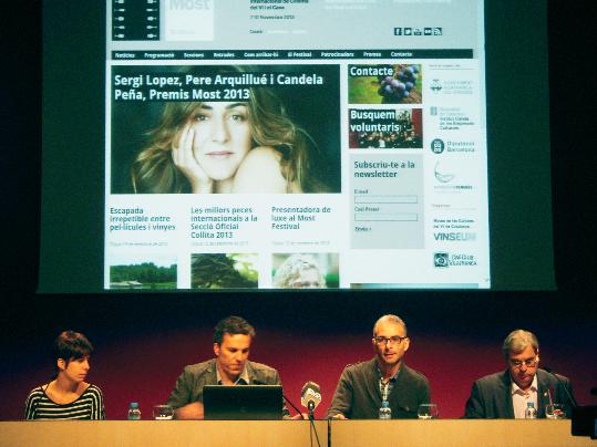 Ajuntament de Vilafranca. Presentació del Most Festival Internacional de Cinema del Vi i el Cava