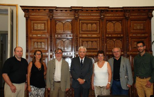 IEP. Reunió de l'Institut d'Estudis Penedesencs amb el conseller de Cultura