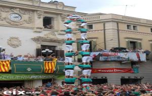 Quatre de nou net dels Castellers de Vilafranca