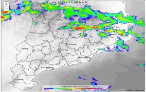 EIX. Alerta per la previsió de pluges intenses a partir d'aquesta tarda