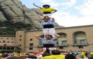 Castells de la Jove de Vilafranca a Montserrat