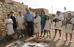 Els alumnes de lEscola Santa Creu de Calafell es transformen en ibers