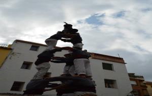 Els Castellers de les Roquetes a la Diada dels Brivalls de Cornudella