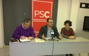 PSC. Joan Martorell, Juan Luís Ruíz i Teresa Llorens