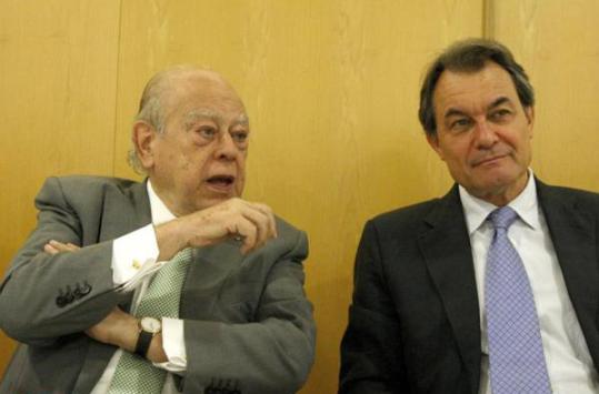 Eix. Jordi Pujol i Artur Mas