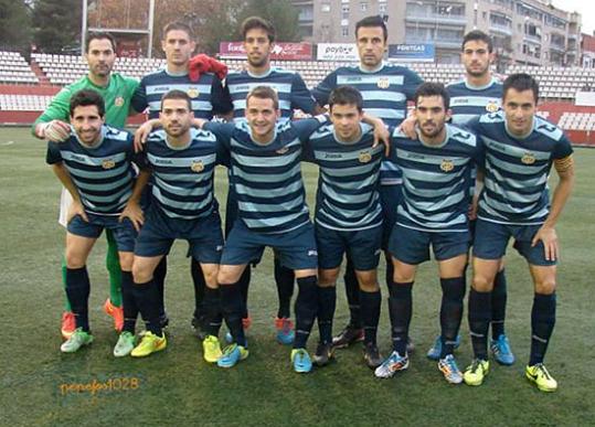 Pepe Fos. Plantilla del FC Vilafranca a Terrassa