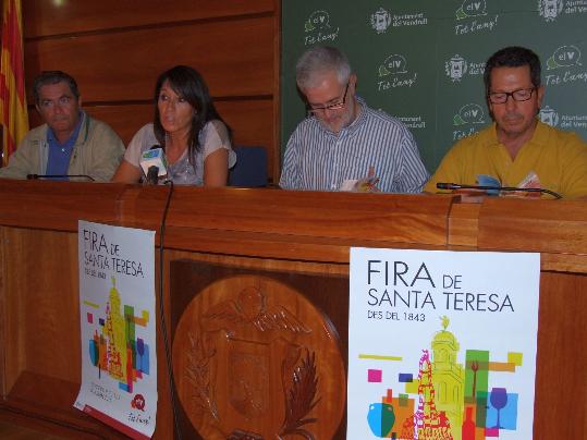 Ajuntament del Vendrell. Presentació de la Fira de Santa Teresa 