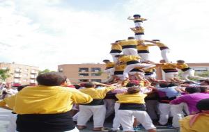 Quatre de set dels Bordegassos amb agulla