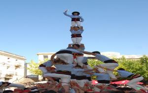 Tres castells de 7 de la Jove de Vilafranca a Mollet