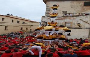 Tres castells de set i confiança dels Bordegassos al Milà