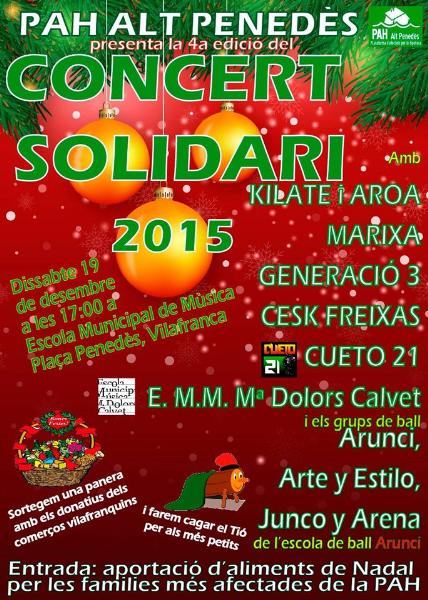 4a edició del Concert Solidari de Nadal. Eix