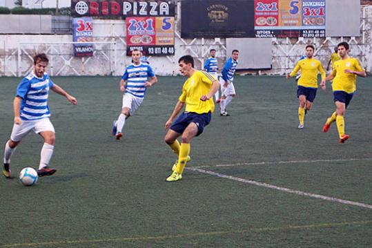 CF Suburense - UE Castelldefels. Eix