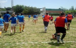 Els jugadors del Nova Olivella al triangular Vila de Granollers