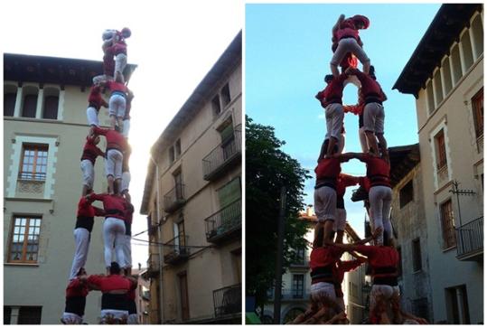 Els Xicots de Vilafranca, a la festa major de Sant Patllari de Camprodon. Xicots de Vilafranca