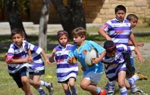 Imatges de la jornada d'escoles de rugbi a Tarragona