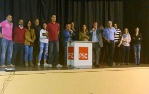 PSC. Joan Sans presenta la candidatura dels socialistes a l'Arboç