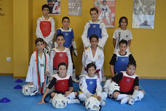 L'equip de Taekwondo la Lira Vendrellenca. Eix