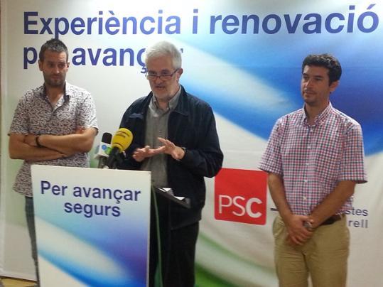 PSC. Martí Carnicer ha fet balanç en una roda de premsa de la primera ronda de contactes amb totes les formacions, excepte PxC