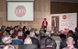 Presentació de la candidata del PSC a l'alcaldia de Sant Pere de Ribes, Abigail Garrido