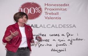 Presentació de la candidata del PSC a l'alcaldia de Sant Pere de Ribes, Abigail Garrido