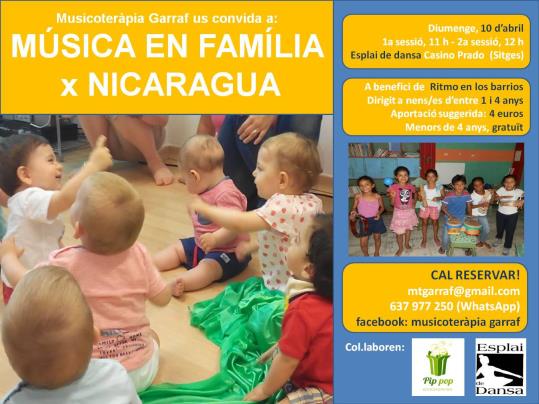 Música en família per Nicaragua a Sitges