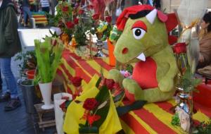 Diada de Sant Jordi a Vilanova i la Geltrú