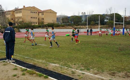 El Sub16 del Sel Vilanova/Rugbi Nova Olivella a Tarragona. Eix