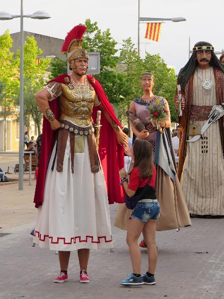 Els gegantons Antistius i Ginur seran els protagonistes de la Festa Major d’Hivern de la Ràpita. EIX