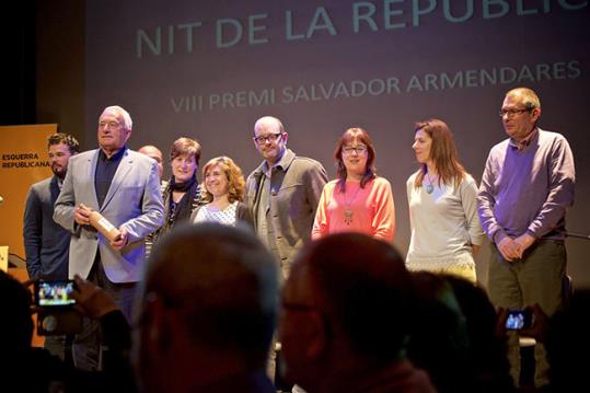 Premiats a la Nit de la República. Eix