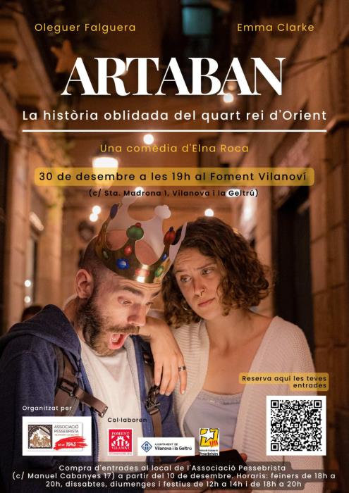 Teatre: “Artaban. La història oblidada del quart rei d’Orient”