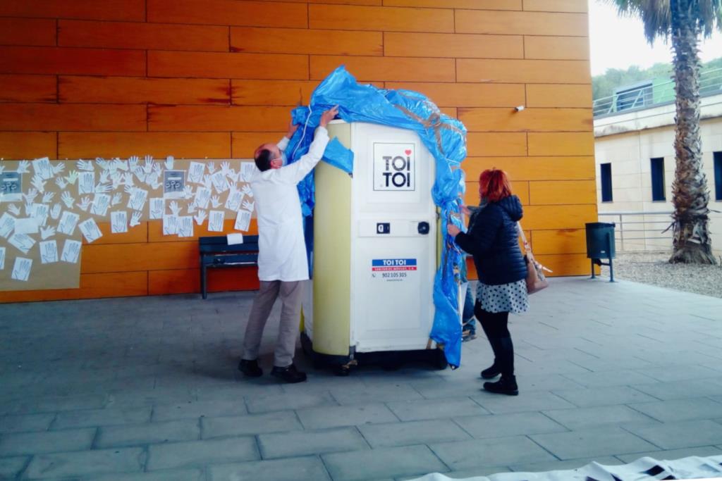 Els treballadors de l'Hospital del Vendrell protesten contra el 